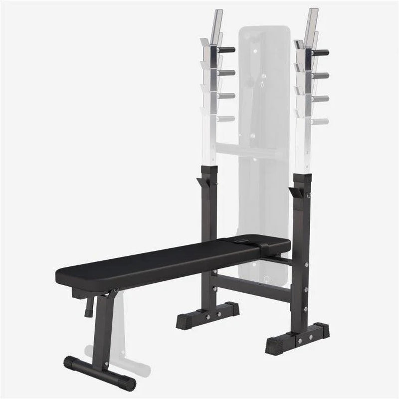 Hantelbank Mit Ablage Inkl, Langhantel Set Kunststoff 38/70/100 Kg