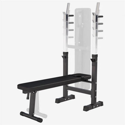Hantelbank Mit Ablage Inkl, Langhantel Set Kunststoff 38/70/100 Kg