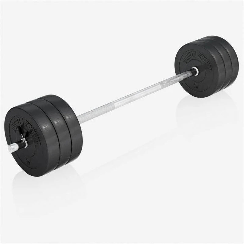 Hantelbank Mit Ablage Inkl, Langhantel Set Kunststoff 38/70/100 Kg