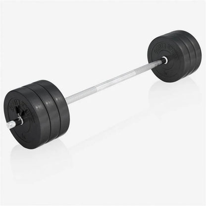 Hantelbank Mit Ablage Inkl, Langhantel Set Kunststoff 38/70/100 Kg