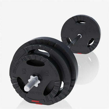 Langhantel Set Gripper Kunststoff 60 - 130 Kg Mit Sternverschlüssen