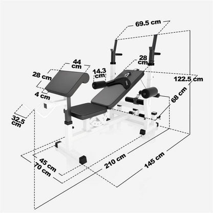 Kraftstation Universal Set Gusseisen Gripper 108 Kg
