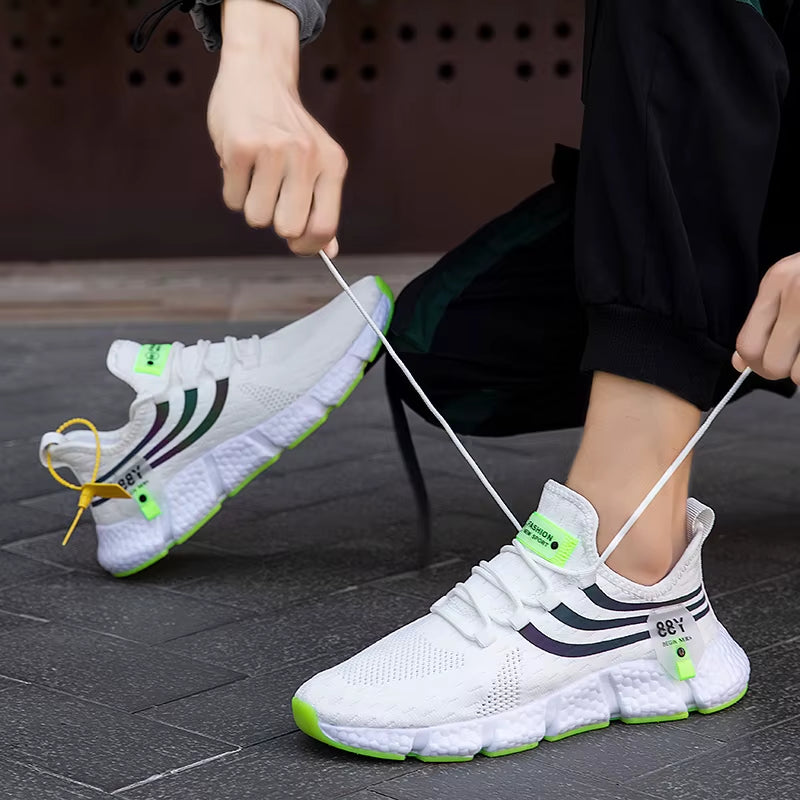 Stylish Breathable Sneakers for Men and Women - Lightweight Casual Running Shoes Perfect for Spring and Autumn