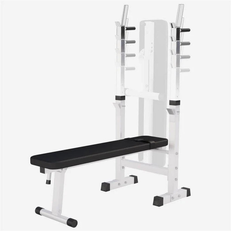 Hantelbank Mit Ablage Inkl, Langhantel Set Kunststoff 38/70/100 Kg