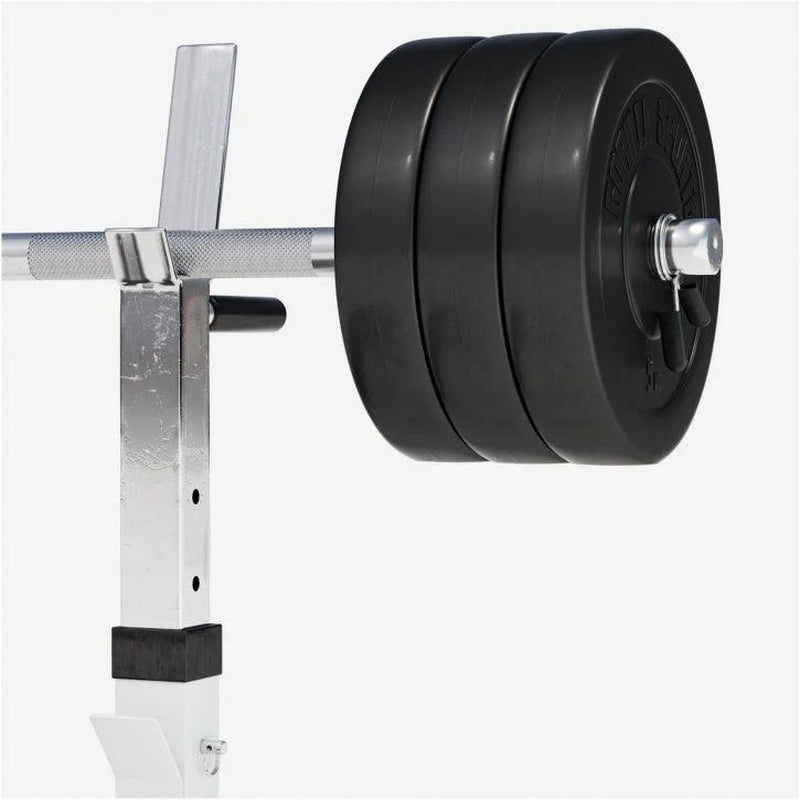 Hantelbank Mit Ablage Inkl, Langhantel Set Kunststoff 38/70/100 Kg