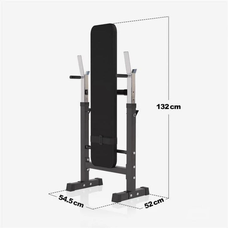 Hantelbank Mit Ablage Inkl, Langhantel Set Kunststoff 38/70/100 Kg