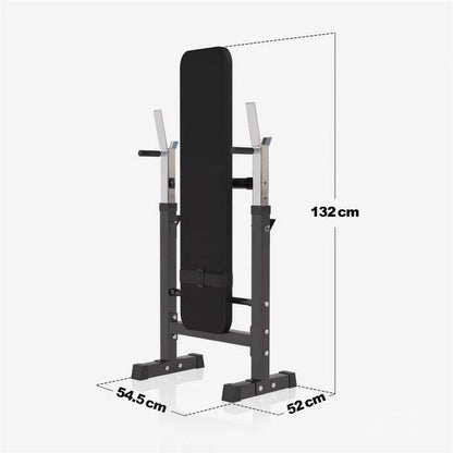 Hantelbank Mit Ablage Inkl, Langhantel Set Kunststoff 38/70/100 Kg