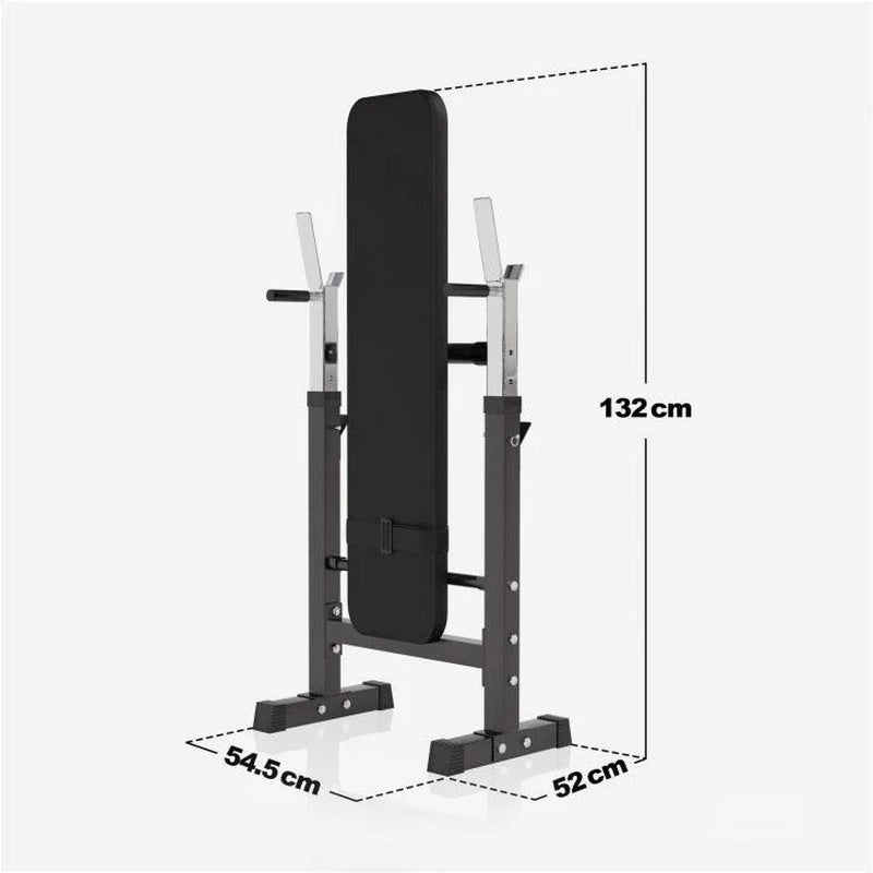 Hantelbank Mit Ablage Inkl, Langhantel Set Kunststoff 38/70/100 Kg
