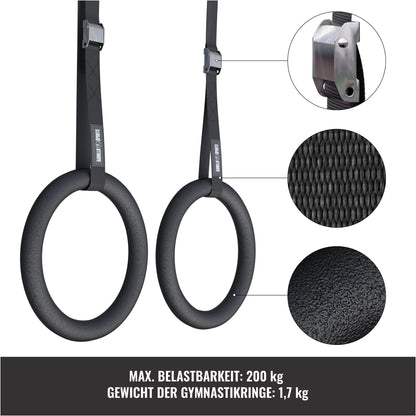 Turnringe Set Inkl, Nylongurte