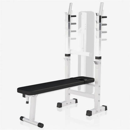 Hantelbank Mit Ablage Inkl, Langhantel Set Kunststoff 38/70/100 Kg