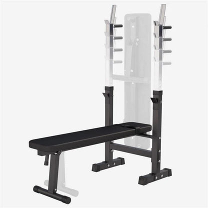 Hantelbank Mit Ablage Inkl, Langhantel Set Kunststoff 38/70/100 Kg