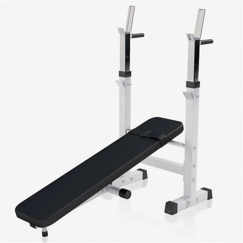 Hantelbank Mit Ablage Inkl, Langhantel Set Kunststoff 38/70/100 Kg