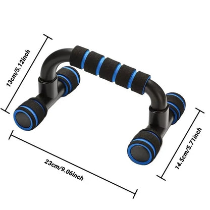 Elevate Your Workout with Our Non-Slip H-Shaped Push-Up Bars - Perfect for Strength Training at Home or Gym!