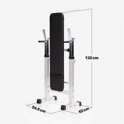Hantelbank Mit Ablage Inkl, Langhantel Set Kunststoff 38/70/100 Kg