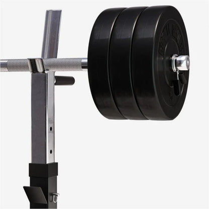 Hantelbank Mit Ablage Inkl, Langhantel Set Kunststoff 38/70/100 Kg