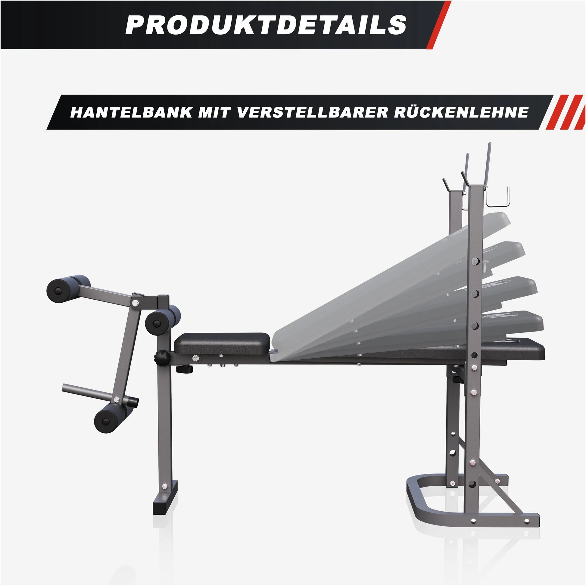 Schrägbank E-Series Mit Ablage Inkl, Beinstrecker