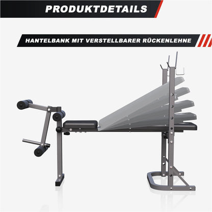 Schrägbank E-Series Mit Ablage Inkl, Beinstrecker