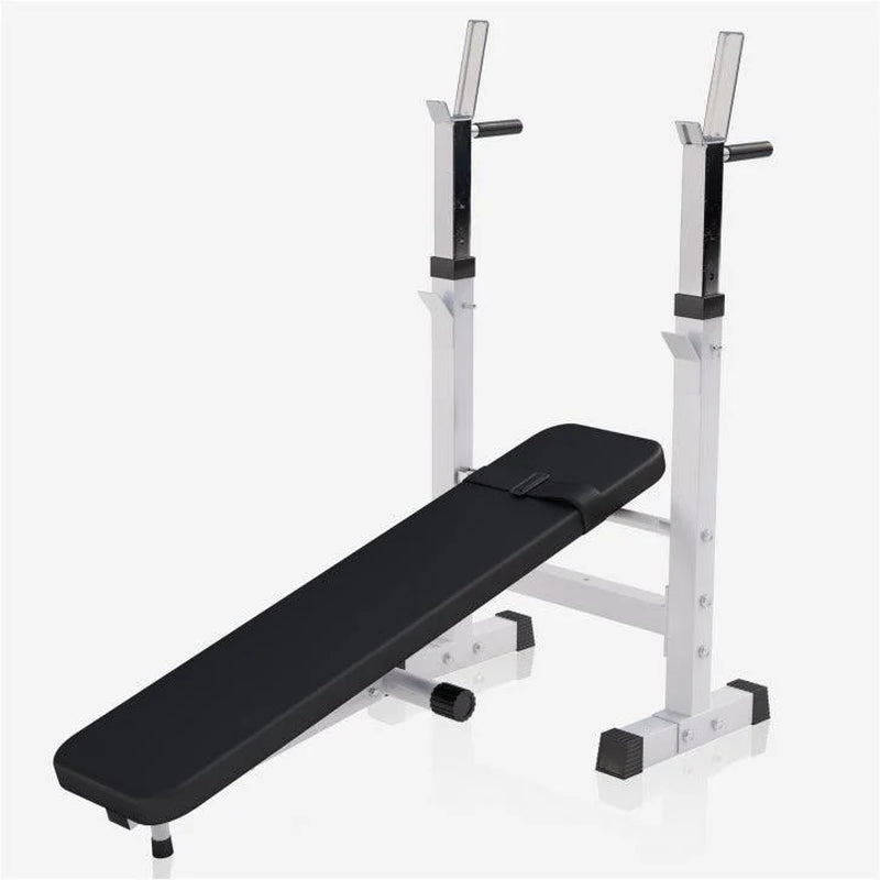 Hantelbank Mit Ablage Inkl, Langhantel Set Kunststoff 38/70/100 Kg